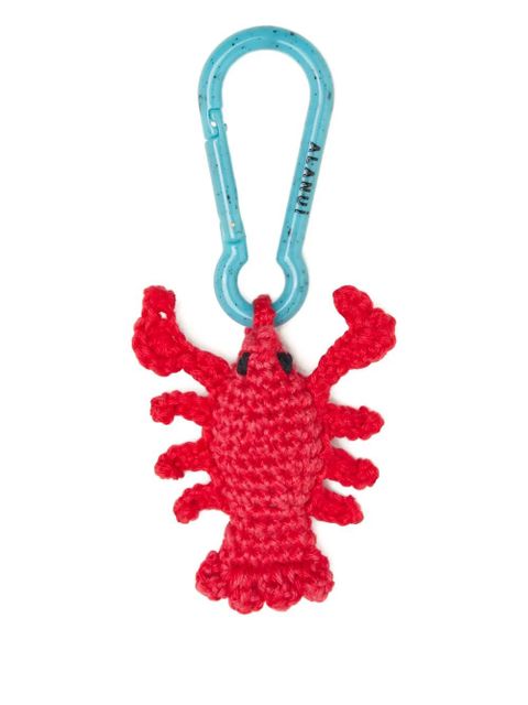 Alanui Lobster crochet keyring - Red - zdjęcie produktu nr 1