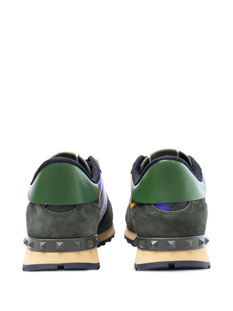 Valentino Garavani studded panelled sneakers - Green