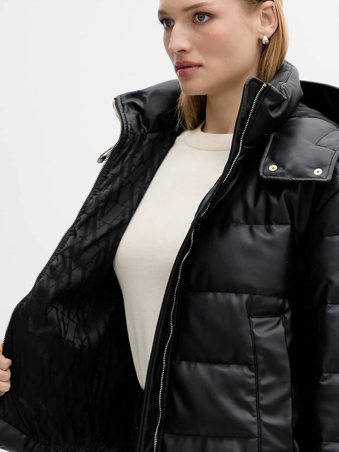 Armani Exchange kurtka kolor czarny zimowa oversize XW000673 AF16106