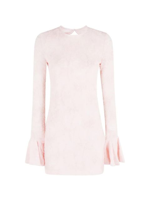 ROTATE BIRGER CHRISTENSEN frill floral mini dress - Pink - zdjęcie produktu nr 1