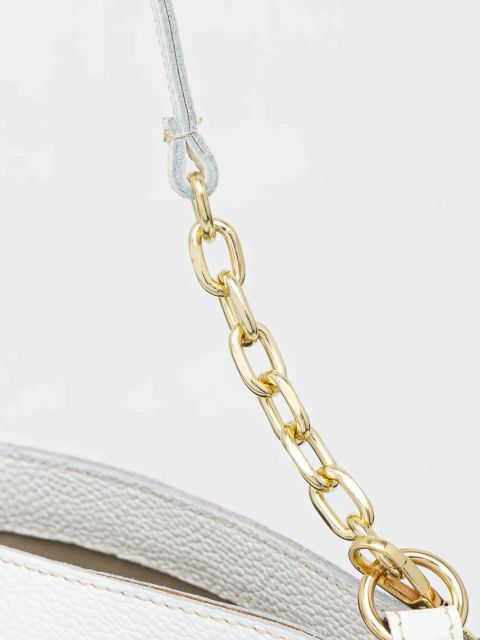 Answear.LAB torebka skórzana kolor biały