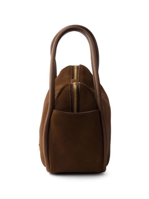 Prada Darling suede tote bag - Brown