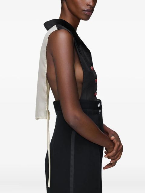 Maison Margiela ladybug button t-shirt - Black