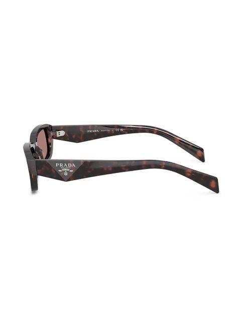 Prada Eyewear rectangle-frame sunglasses - Brown - zdjęcie produktu nr 2