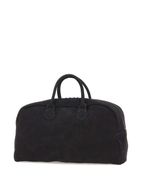 Marge Sherwood Soft Bowling suede tote bag - Black