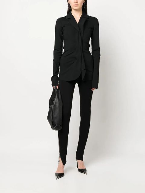 Sportmax button-fastening detail jacket - Black - zdjęcie produktu nr 2