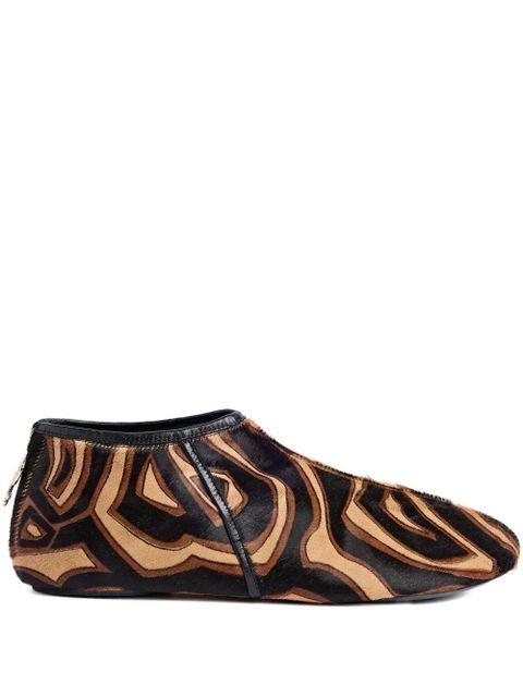 PUCCI labirinto print slip-on ballet flats - Black - zdjęcie produktu nr 1
