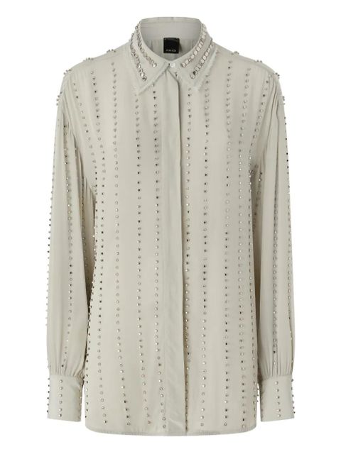PINKO embellished shirt - Grey - zdjęcie produktu nr 1