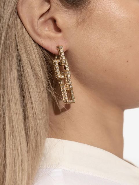 Marni crystal-embellished earrings - Gold