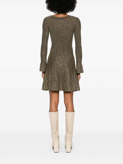 STAUD Raquel mini dress - Gold