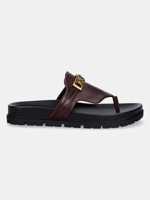 Guess japonki damskie skórzane FARRON - zdjęcie produktu nr 1