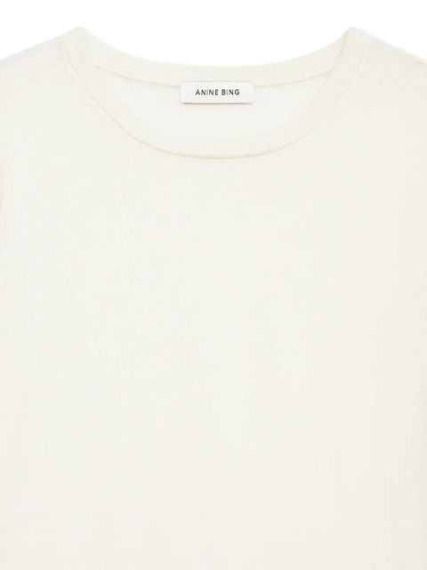 ANINE BING crop knitwear - White - zdjęcie produktu nr 1