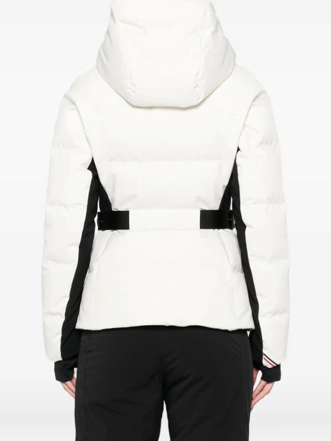Moncler Grenoble hooded belted jacket - White