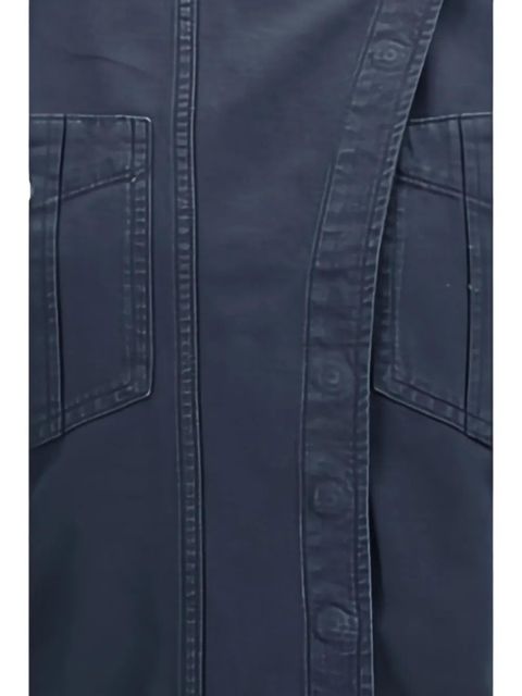 MARANT ÉTOILE Nouria asymmetric button-fastening mini dress - Black