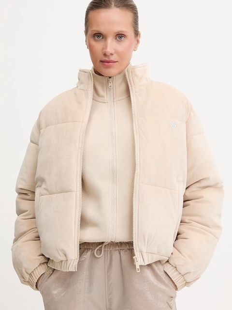 Guess kurtka COUTURE kolor beżowy zimowa V4BL03 K0232 - zdjęcie produktu nr 1