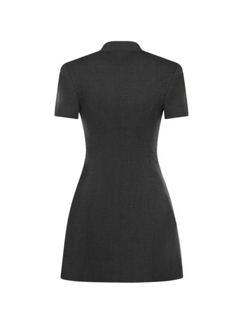 Self-Portrait floral appliqué buttoned dress - Grey - zdjęcie produktu nr 2