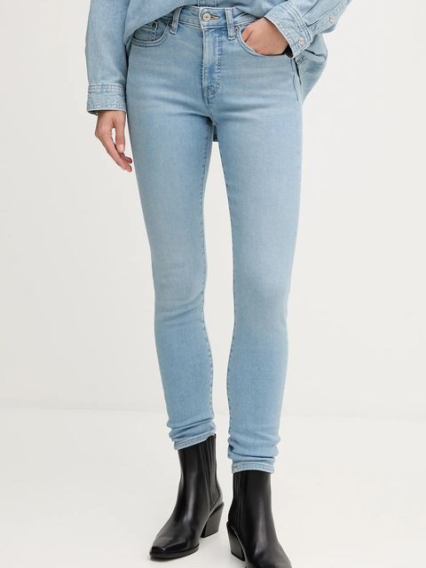 Calvin Klein Jeans jeansy damskie kolor niebieski LV047C776G - zdjęcie produktu nr 1