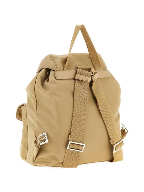 Prada small triangle buckle backpack - Neutrals - zdjęcie produktu nr 2