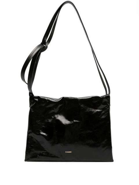 Jil Sander small leather shoulder bag - Black - zdjęcie produktu nr 1
