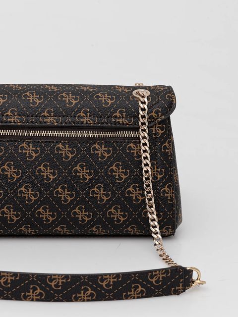 Guess torebka NOELLE kolor brązowy HWQG96 72210