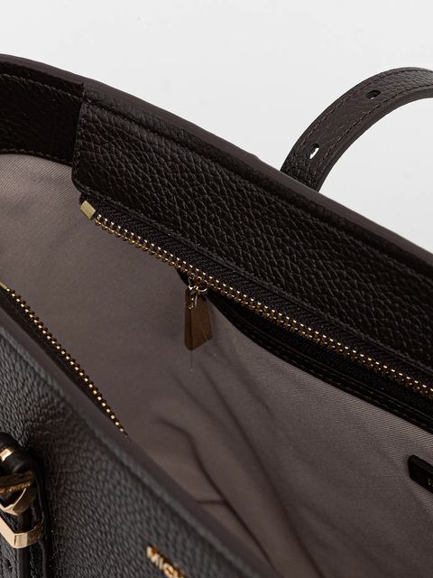 MICHAEL Michael Kors torebka skórzana QUINN kolor brązowy 30T5GQNT2L