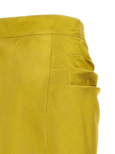Valentino Garavani pleated midi skirt - Yellow
