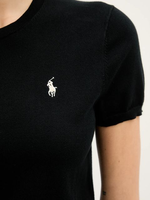 Polo Ralph Lauren sweter damski kolor czarny lekki 211971872