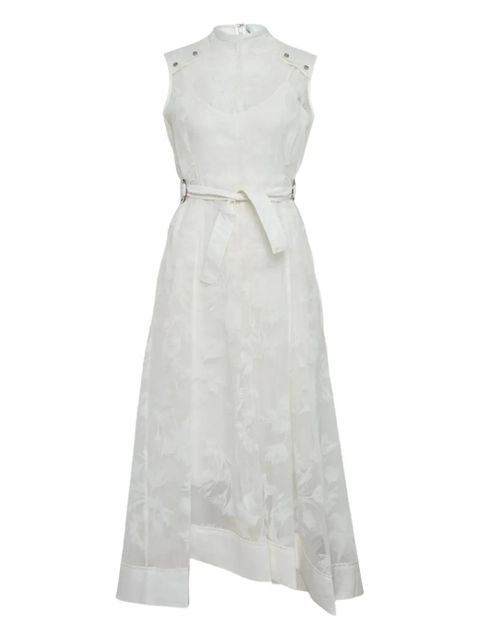 3.1 Phillip Lim floral belted midi dress - White - zdjęcie produktu nr 1