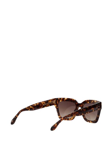 Isabel Marant Eyewear Carmy square-frame sunglasses - Brown - zdjęcie produktu nr 2