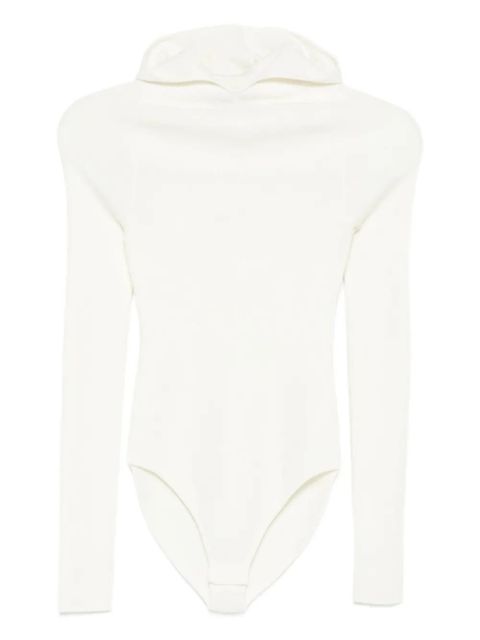 Maje long-sleeved hooded bodysuit - Neutrals - zdjęcie produktu nr 1