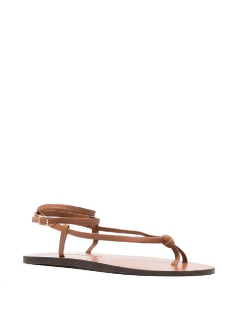 Manebi knotted strap sandals - Brown - zdjęcie produktu nr 2