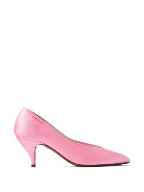 Versace Tina satin pumps 65 mm - Pink - zdjęcie produktu nr 1