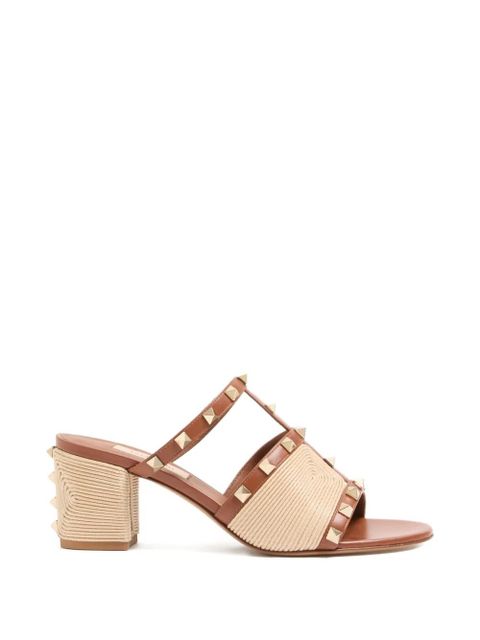 Valentino Garavani rockstud-embellished sandals - Brown - zdjęcie produktu nr 1
