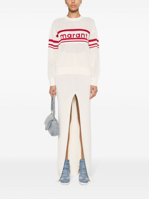MARANT ÉTOILE Arwen open-knit jumper - Neutrals