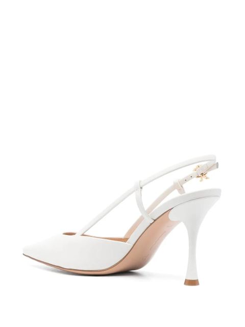 Gianvito Rossi Ascent 85mm slingback pumps - White - zdjęcie produktu nr 2