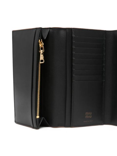 Miu Miu leather wallet - Black