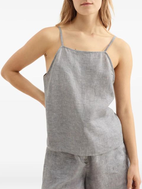 ERES Gentille square-neck top - Grey