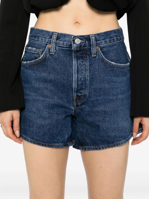AGOLDE classic five-pocket denim shorts - Blue