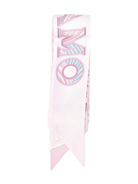 Ferragamo signature floral print scarf - Pink