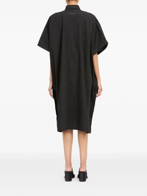 MM6 Maison Margiela button midi dress - Black - zdjęcie produktu nr 2