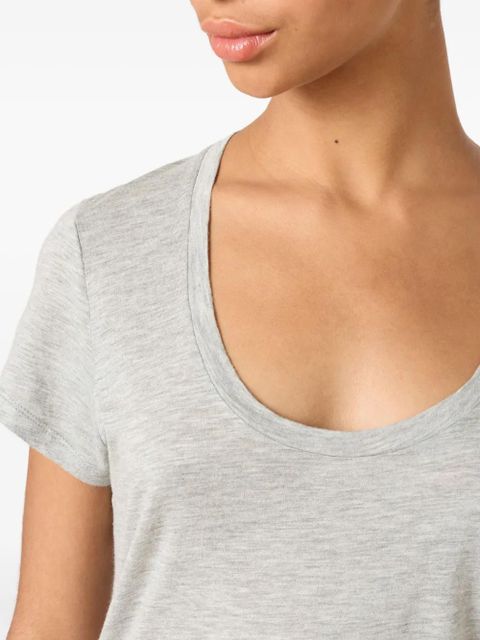 American Vintage Jacksonville scoop-neck T-shirt - Grey