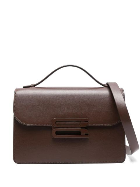 Victoria Beckham Dorian leather shoulder bag - Brown - zdjęcie produktu nr 1