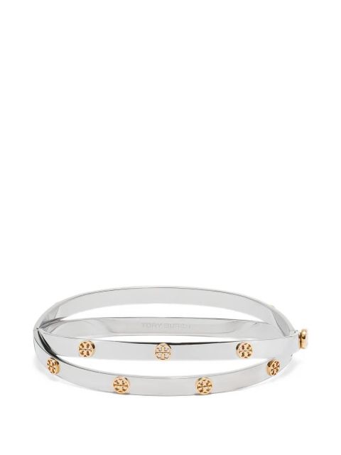 Tory Burch Icon double bracelet - Silver - zdjęcie produktu nr 1