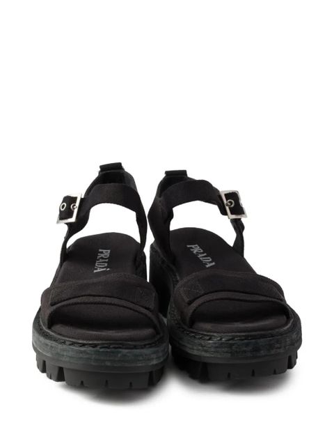 Prada canvas sandals - Black