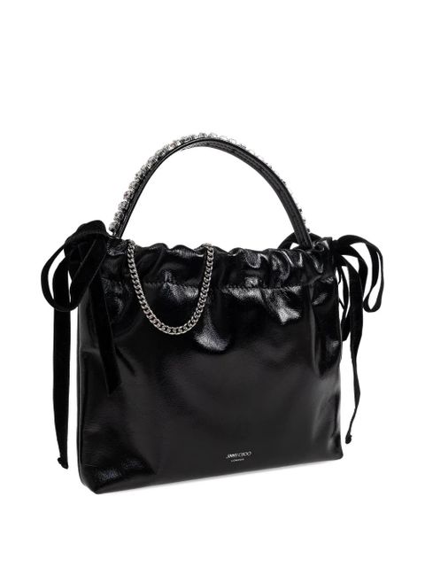 Jimmy Choo logo-print drawstring tote bag - Black - zdjęcie produktu nr 2