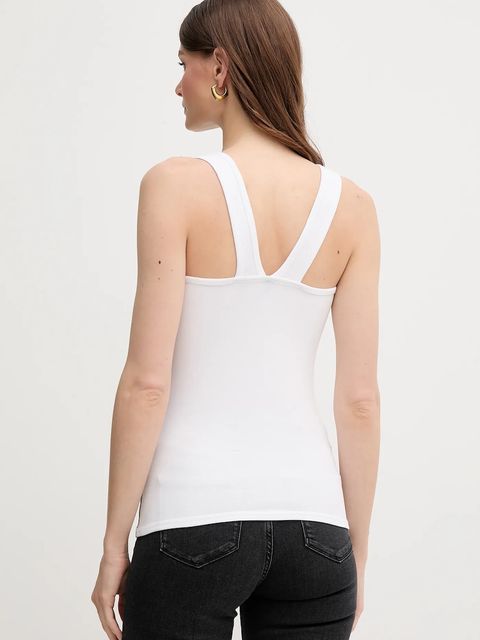 Calvin Klein Jeans top kolor biały LV044C219G