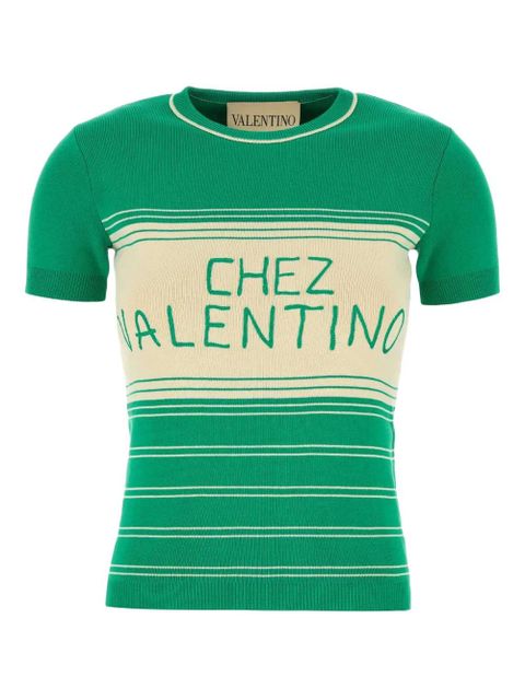 Valentino Garavani striped sweater - Green - zdjęcie produktu nr 1