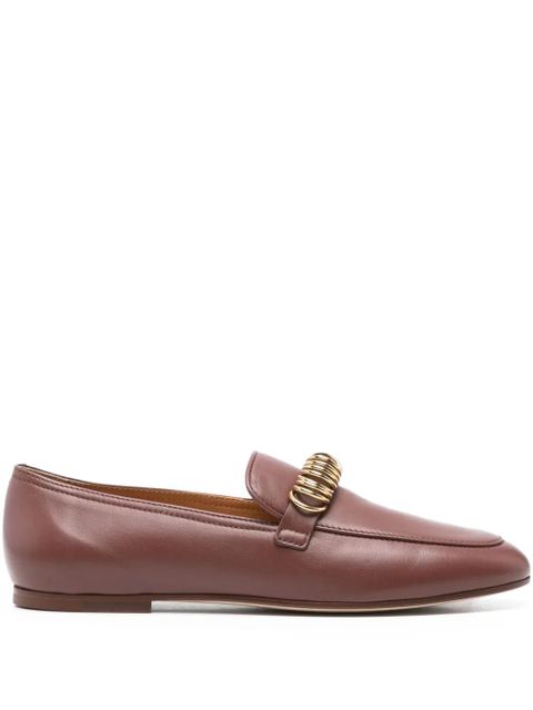 Tod's ring-embellished loafers - Brown - zdjęcie produktu nr 1