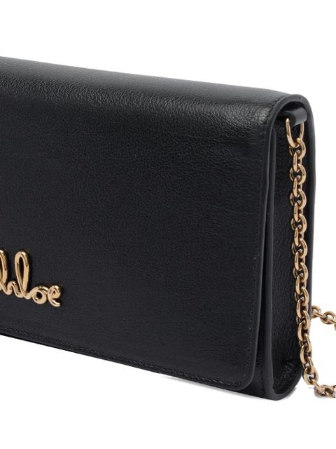 Chloé mini chain-strap clutch bag - Black