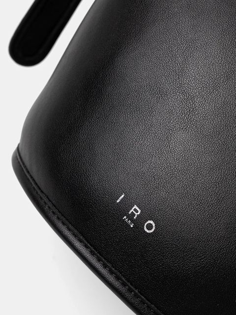 IRO torebka skórzana kolor czarny WP144SMALLZYKE